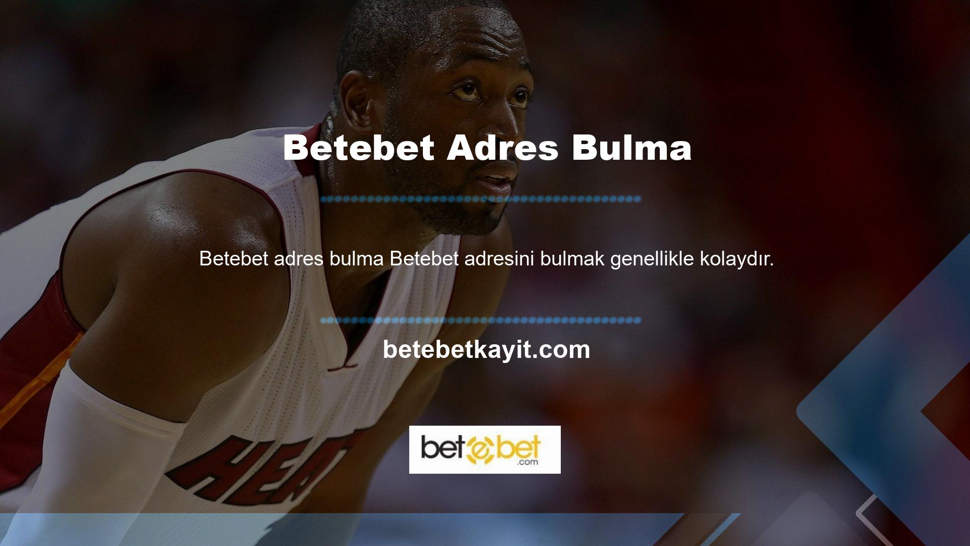 Bir spor bahis şirketi olan Betebet web sitesi hatırlanması kolaydır